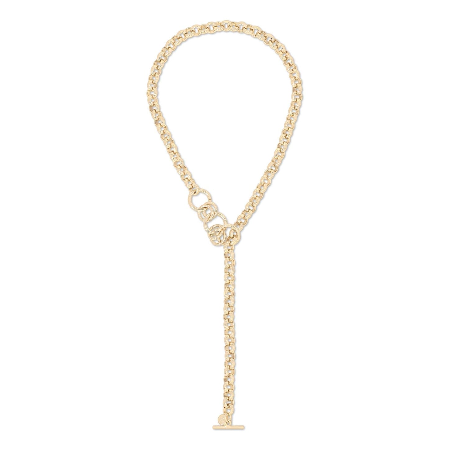 ROYAL TOGGLE CONVERTABLE LARIAT NECKLACE by eklexic jewelry