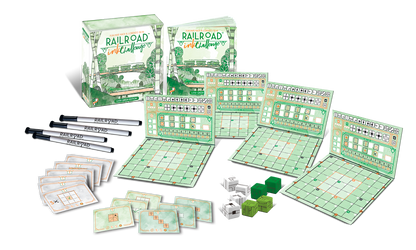 Railroad Ink Challenge - Lush Green Edition