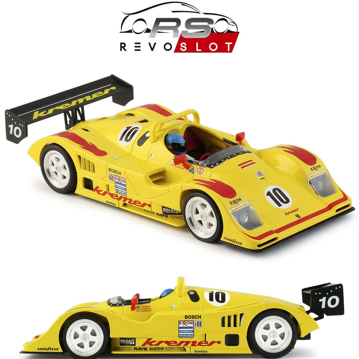 Revoslot Porsche Kremer K8 Daytona 24h 1995 Winner 1/32 Slot Car RS0300