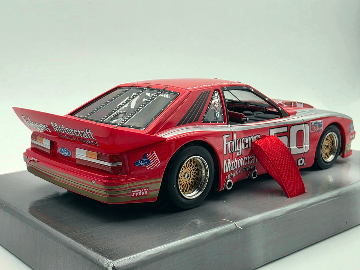 Revoslot Ford Mustang GTO Folgers/Motorcraft 1/32 Slot Car RS0318