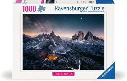 Ravensburger: Puzzle - Puzzle Highlights - Beautiful Mountains - Three Peaks, Dolomites