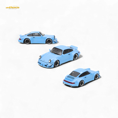 Fast Speed RWB 964 Wide-Body Duck Wing - Sky Blue 1:64