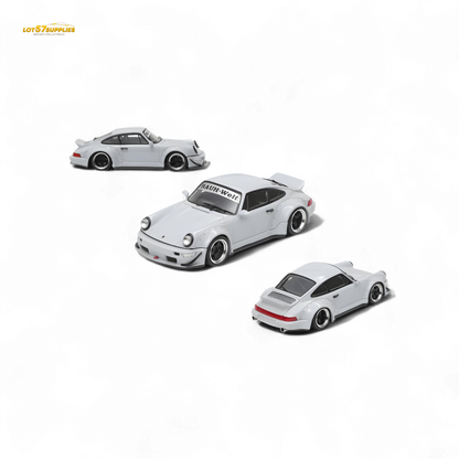 Fast Speed RWB 964 Wide-Body Duck Wing Grey 1:64
