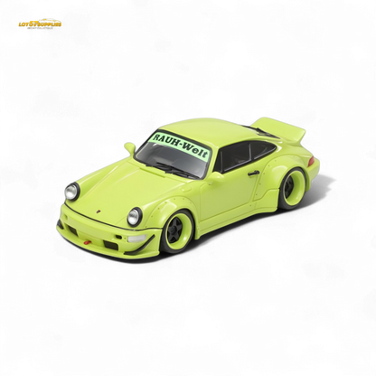 Fast Speed Rauh-Welt RWB964 Wide-Body Duck Wing Green 1:64