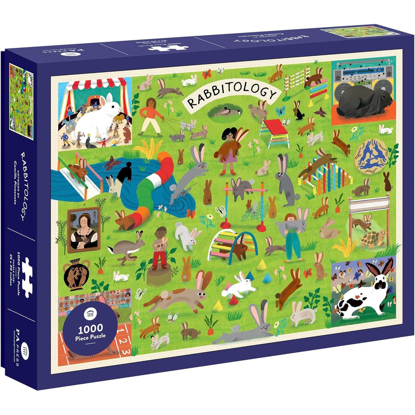 Rabbitology 1000 Piece Jigsaw Puzzle PA Press