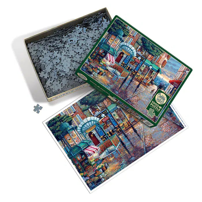 Rainy Day Stroll 1000 Piece Jigsaw Puzzle Cobble Hill