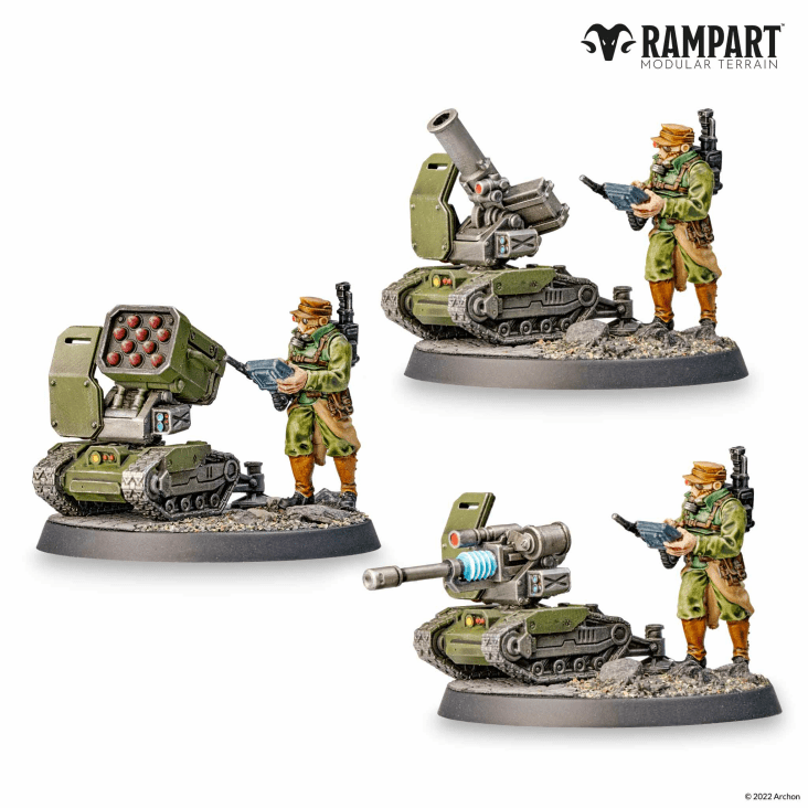 Rampart Modular Terrain: City Defenders Miniature Pack