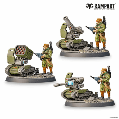 Rampart Modular Terrain: City Defenders Miniature Pack