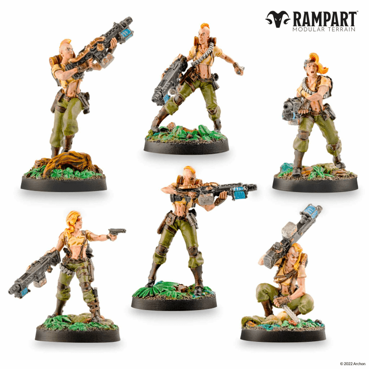 Rampart Modular Terrain: City Defenders Miniature Pack