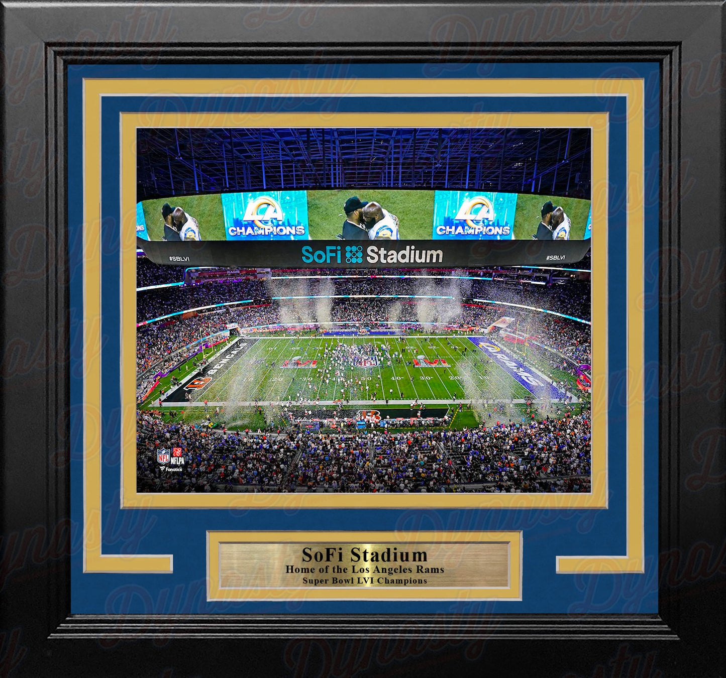 Los Angeles Rams SoFi Stadium Super Bowl LVI Champions 8" x 10" Framed Football Photo