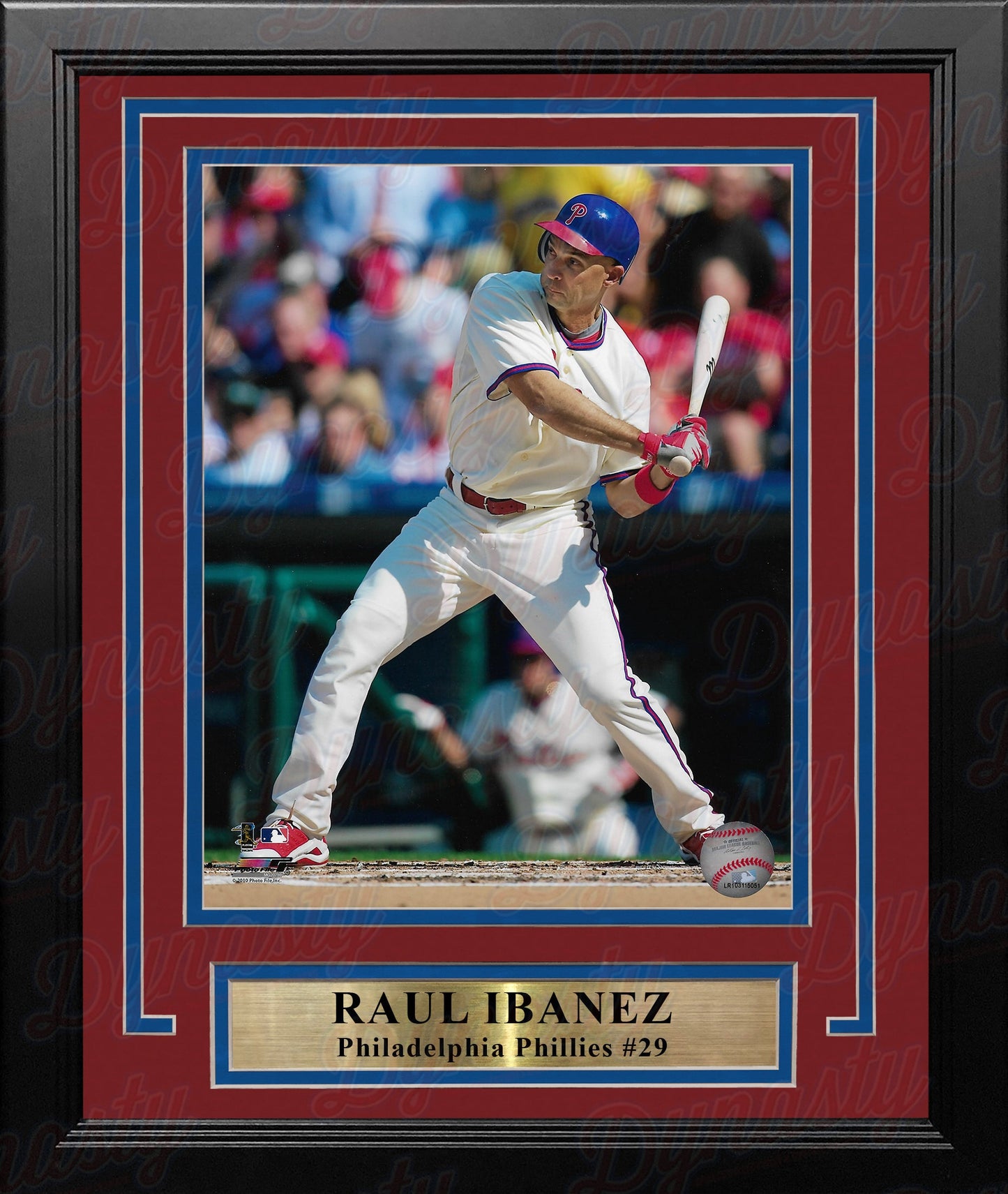 Raul Ibanez in Action Philadelphia Phillies 8" x 10" Framed Baseball Photo