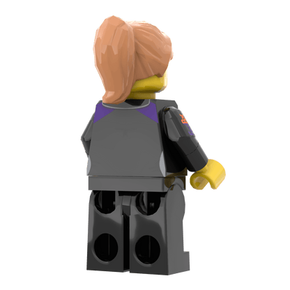 FedBx Delivery Driver (Female) -  Custom Printed Minifig - Made Using LEGO® Parts