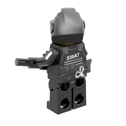 SWAT Lieutenant - Custom Minifig - Made Using LEGO® Parts