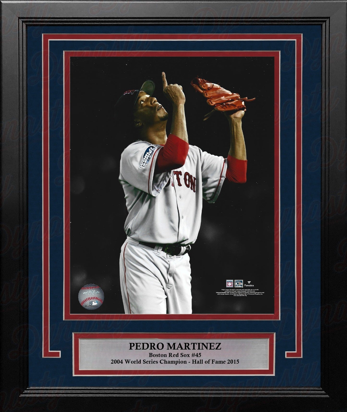 Pedro Martinez Sky Point 2004 World Series Boston Red Sox 8" x 10" Framed Baseball Photo