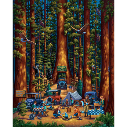 Redwood National Park 210 Piece Jigsaw Puzzle Dowdle