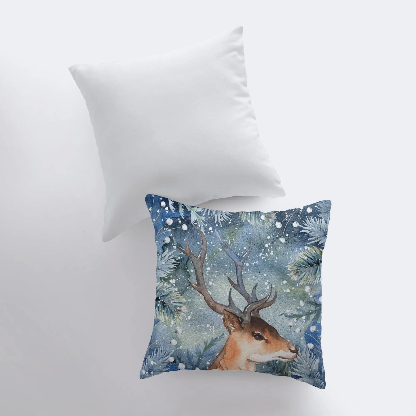 Reindeer Horns | Throw Pillows | Christmas Pillow | Decorative Pillows for Couch | Home Decor Christmas | Decor Pillows for Couch | Christmas Gift by UniikPillows