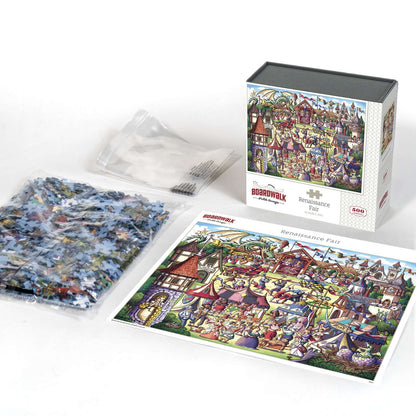 Renaissance Fair 500 Piece Jigsaw Puzzle Boardwalk
