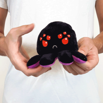 TeeTurtle Reversible Spider: Black/Purple (Mini)