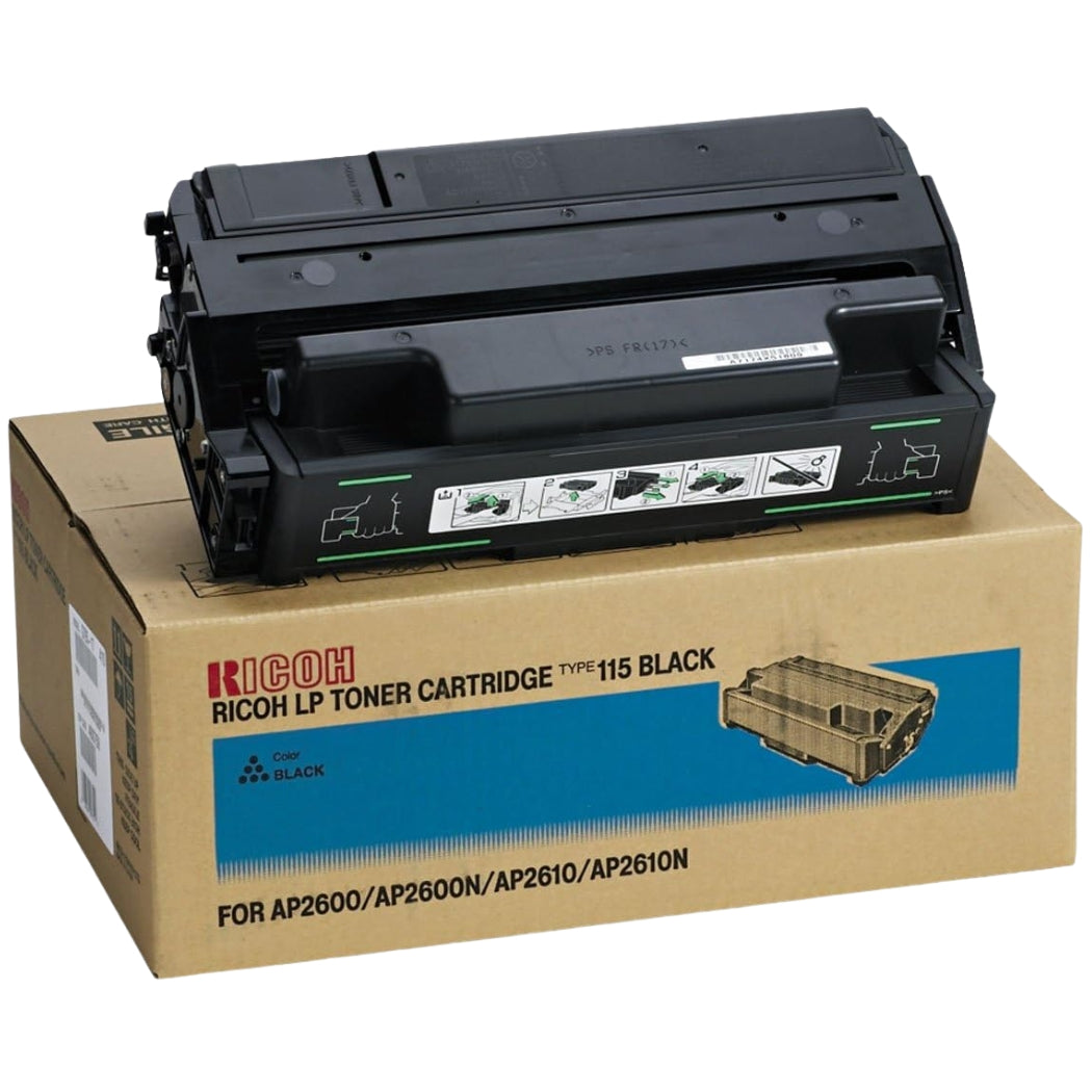 New, Pre-Owned - Ricoh (Type 115) Black Toner Cartridge, 400759