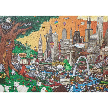 Road Trip 1000 Piece Jigsaw Puzzle Birdie