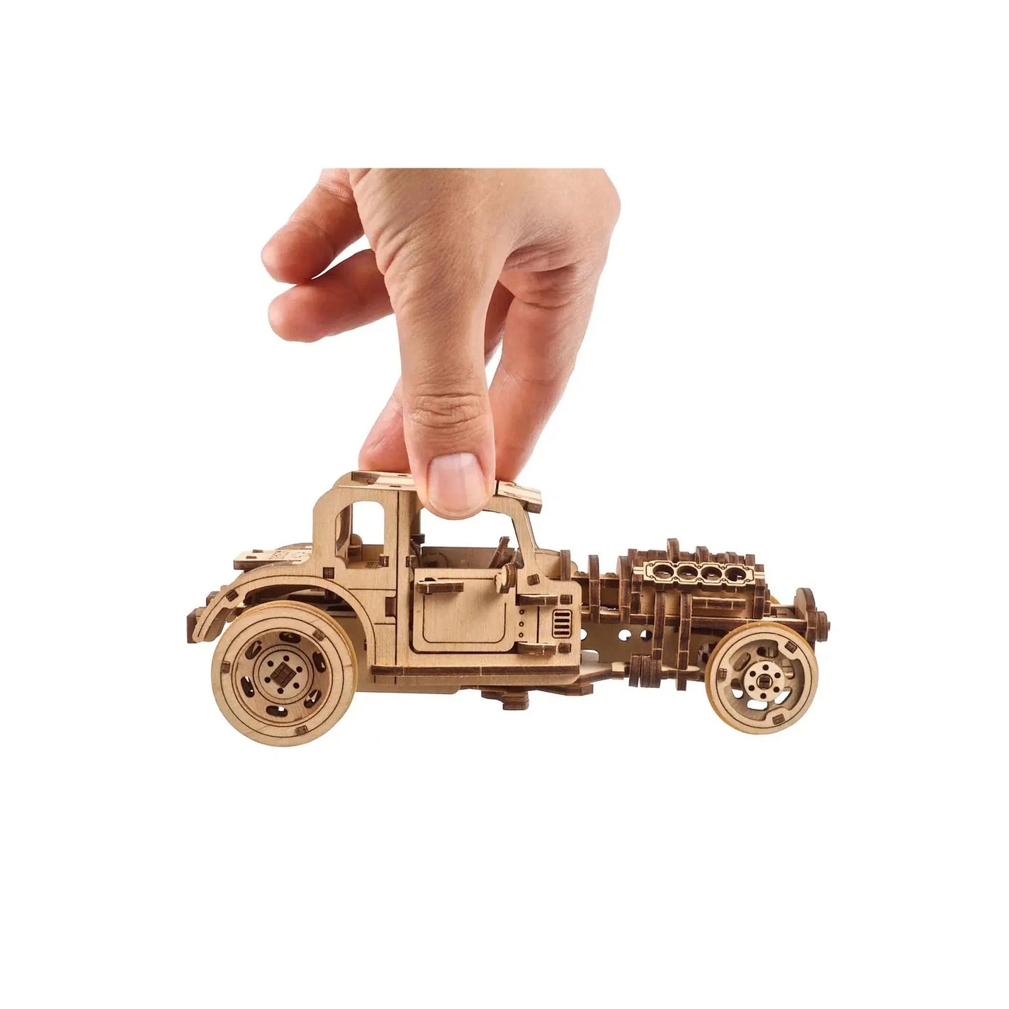 Rod Furious Mouse 3D Wood Model Kit UGEARS