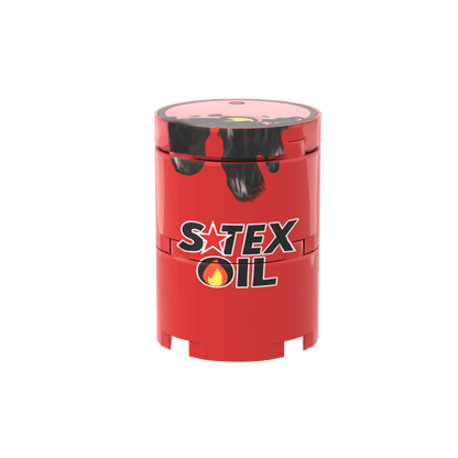 S-Tex Leaking Oil Barrel - Printed 2x2 Bricks - Made Using LEGO® Parts