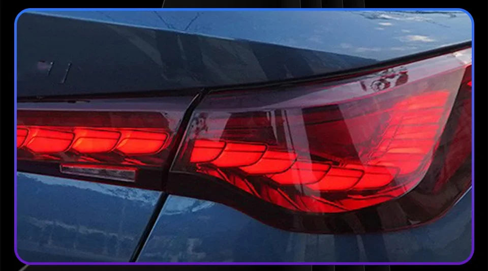 Car Taillights for Bmw 4 Series 2020-2023 Led Auto Back Lamps Assembly Upgrade Dragon Design Style Turn Signal Accessories
