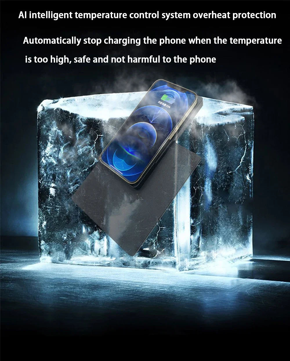 for Maserati Levante M161 2017-2024 Center Console Storage Car Wireless Mobile Phone Charger QI 18W iPhone Magsafe Fast Charging
