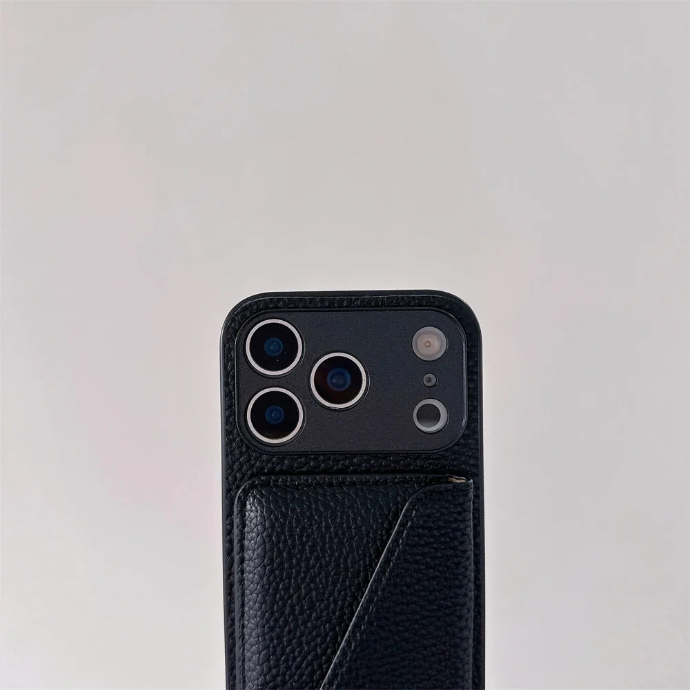 Luxury Crossbody Strap Lanyard Wallet Leather Case For iPhone