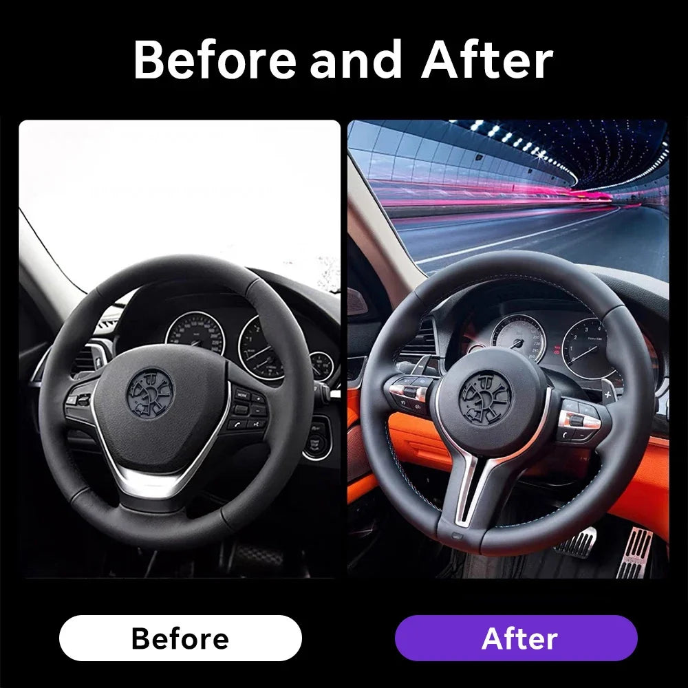 Interior M Series Leather Steering Wheel For BMW M3 M5 F20 F22 F23 F30 F33 F34 X1 F48 X5 F15 X3 F25 F80 E90 E70 E84 With Paddles