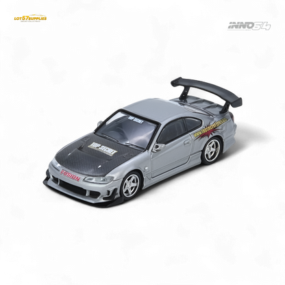 (Pre-Order) INNO64 TOP SECRET SILVIA - S15 Silver 1:64