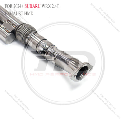 HMD Exhaust Muffler Valve Pipes Auto Performance Parts for 2024+ Subaru WRX 2.4T Valves Exhaust