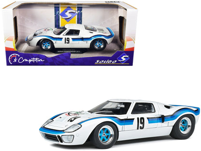 Ford GT40 MK.1 RHD (Right Hand Drive) #19 Emilio Marta "Angola Championship" (1973) "Competition" Series 1/18 Diecast Model Car by Solido  free shipping USA