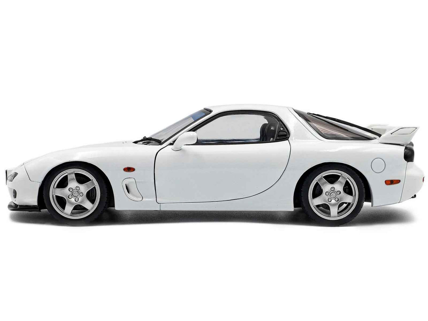 2001 Mazda RX7 Type RS (FD3S) RHD (Right Hand Drive) White 1/18 Diecast Model Car by Solido