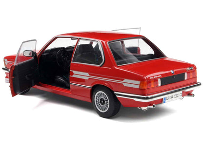 1980 Alpina E21 C1 2.3 Red with Gray Stripes 1/18 Diecast Model Car by Solido