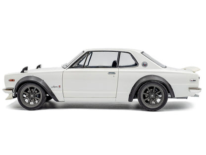 1970 Nissan Skyline (C10) Hakosuka RHD (Right Hand Drive) White 1/18 Diecast Model Car by Solido