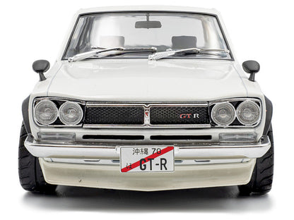 1970 Nissan Skyline (C10) Hakosuka RHD (Right Hand Drive) White 1/18 Diecast Model Car by Solido