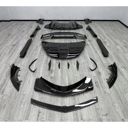 Used for McLaren GT Modification PRO Small Surround Carbon Fiber Body Kit Diffuser Side Skirts Rear Spoiler Hood