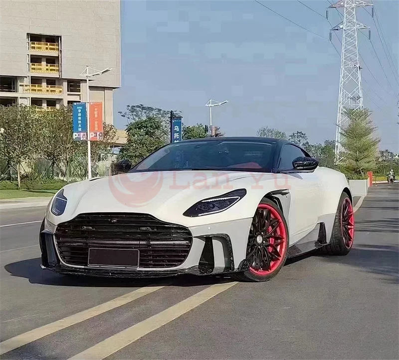 Auto Parts for Aston Martin DB11 Carbon Fiber M Style Front Rear Bumper Spoiler Side Skirts Rear Bumper Tailplane Body Kit
