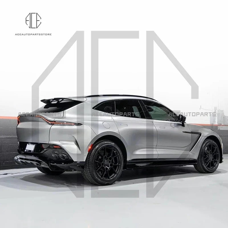 Dry Carbon Fiber Front and Rear Bumper Trunk Lip Side Skirts For Aston Martin DBX 707 Body kit