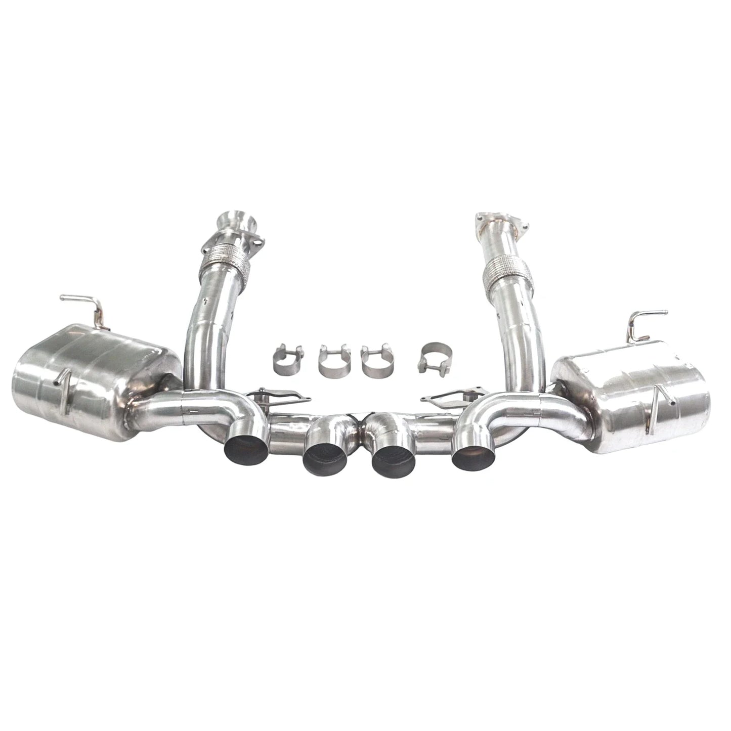 GFC catback exhaust muffler for Chevrolet Corvette C8 Z06 5.5L, Car electric valve exhaust system made of 304 stainless steel