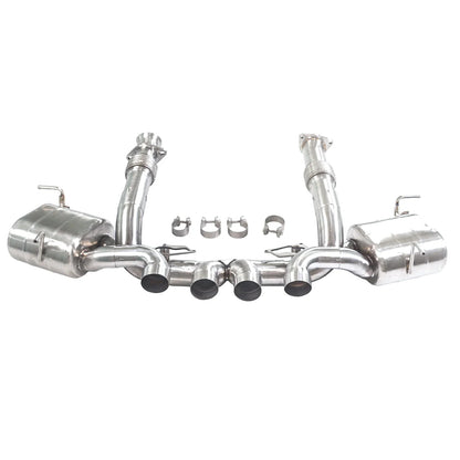 GFC catback exhaust muffler for Chevrolet Corvette C8 Z06 5.5L, Car electric valve exhaust system made of 304 stainless steel