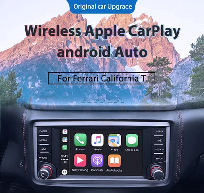 Wireless CarPlay6.5" 8.8 '10.25" For Ferrari F12 F458 812 F488 F8 Potorfino Android mirror link AirPlay CarPlay function