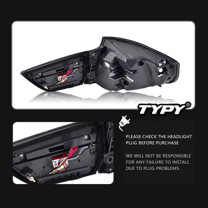 TYPY Car Tail Lights For BMW 3 Series GT F34 2013-2020 LED Car Tail Lamps Daytime Running Lights Dynamic Turn Signals