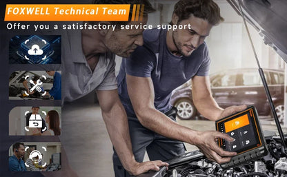 FOXWELL NT809BT OBD2 Bluetooth Car Diagnostic Tool All System Bi-Directional Test 30+ Reset Code Reader OBD2 Scanner Tool