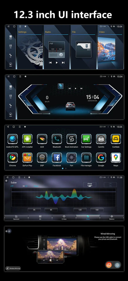 RHD For BMW 5 Series F10 F11 2011 - 2017 Android Wireless Carplay Radio Multimedia Player GPS WIFI DSP Stereo Screen Accessories
