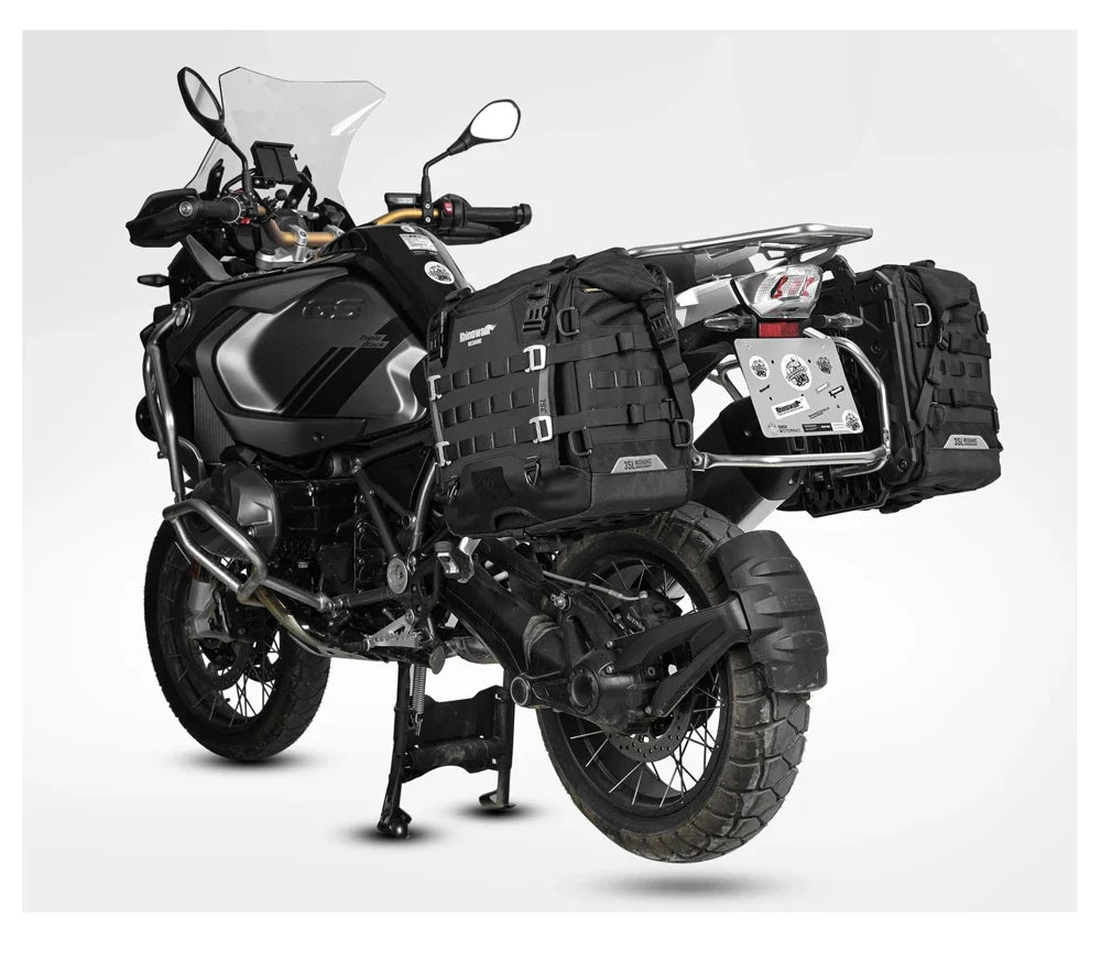 Rhinowalk Motorcycle Side Bag 35L Waterproof Quick Release Saddle Bag For BMW R1300GS R1250GS R1200GS S1000XR Motorbike Luggage