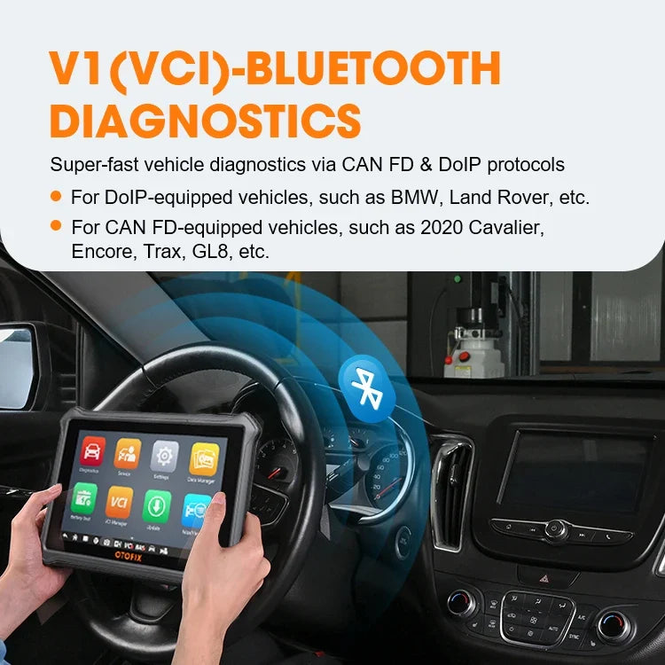 OTOFIX D1 Lite OBD2 Scanner All System Car Diagnostic Tool Automotive Scan Tool Bluetooth Diagnosis for All Cars