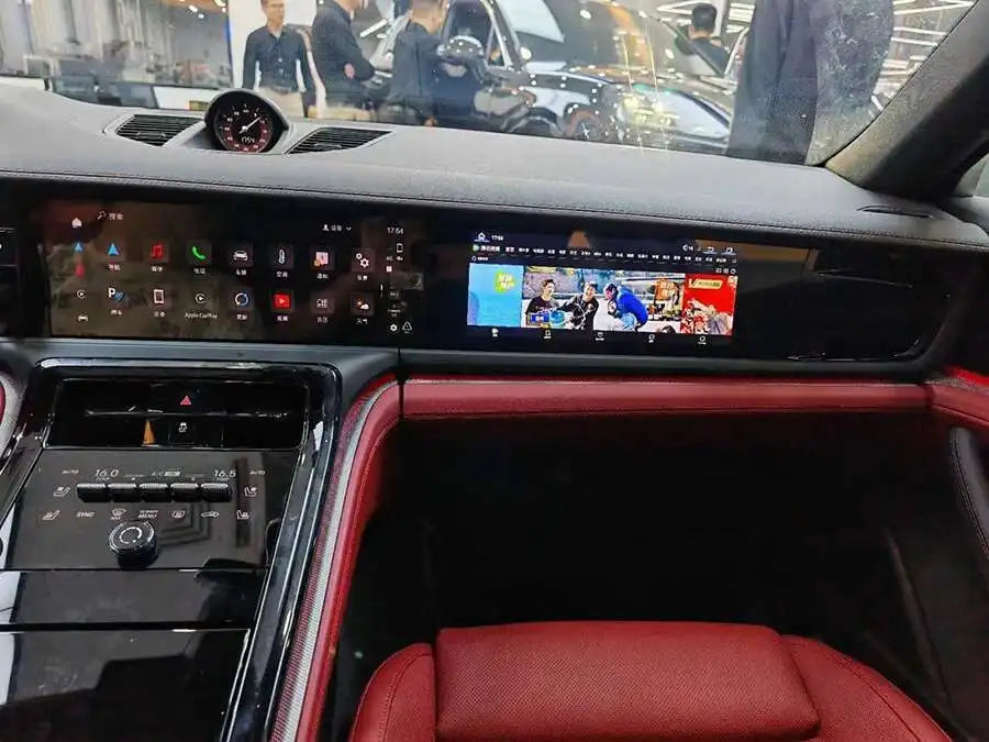 Android Dual Screen For Porsche Panamera 2010-2017 Intelligent System Navigation GPS Car Radio Multimedia Player Carplay Audio