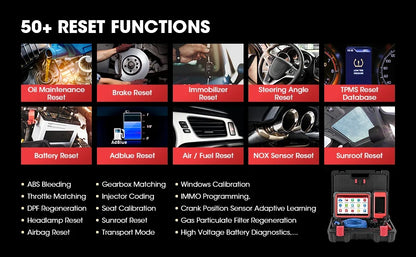 Launch X431 Pro5 Smartlink Car Diagnostic Tool ECU Programming Tool with J2534 SmartLink OBD2 Scanner